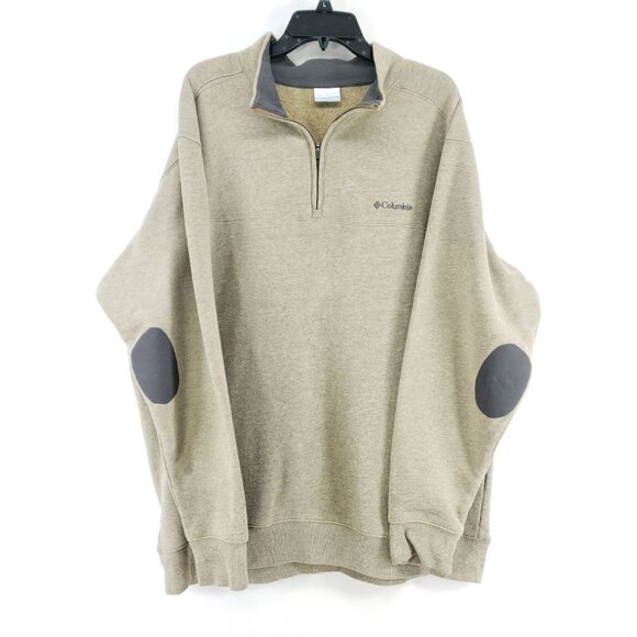 Columbia Half Zip Pullover Men's Size XXL Sand - Picture 4 of 8